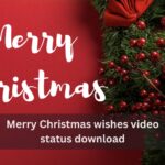 Merry Christmas Wishes Video Status Download